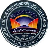-200 Four Queens Fremont Street Experience obv.